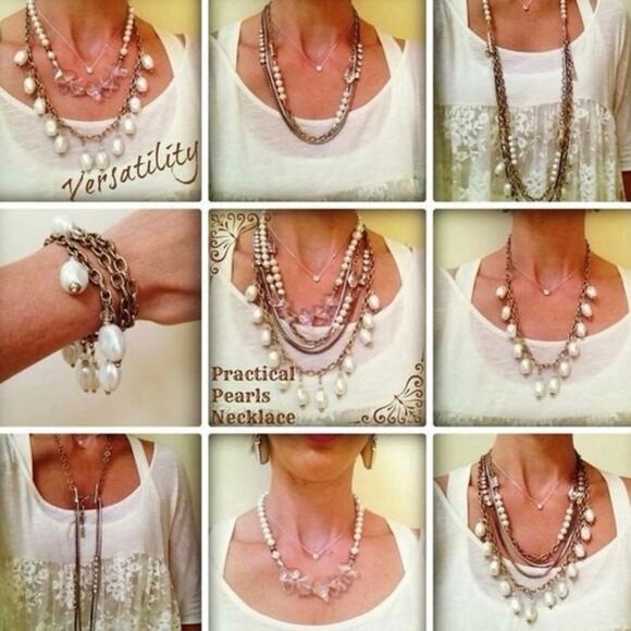 Silpada K&R Collection Practical Pearls Convertible MultiStrand
Necklace KRN0010 - Picture 6 of 10